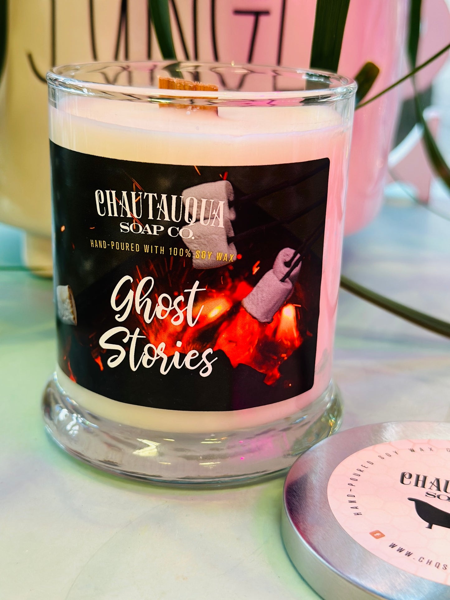 Ghost Stories Wood Wick Candle