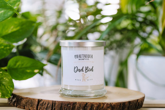 Dad Bod Wood Wick Soy Wax Candle
