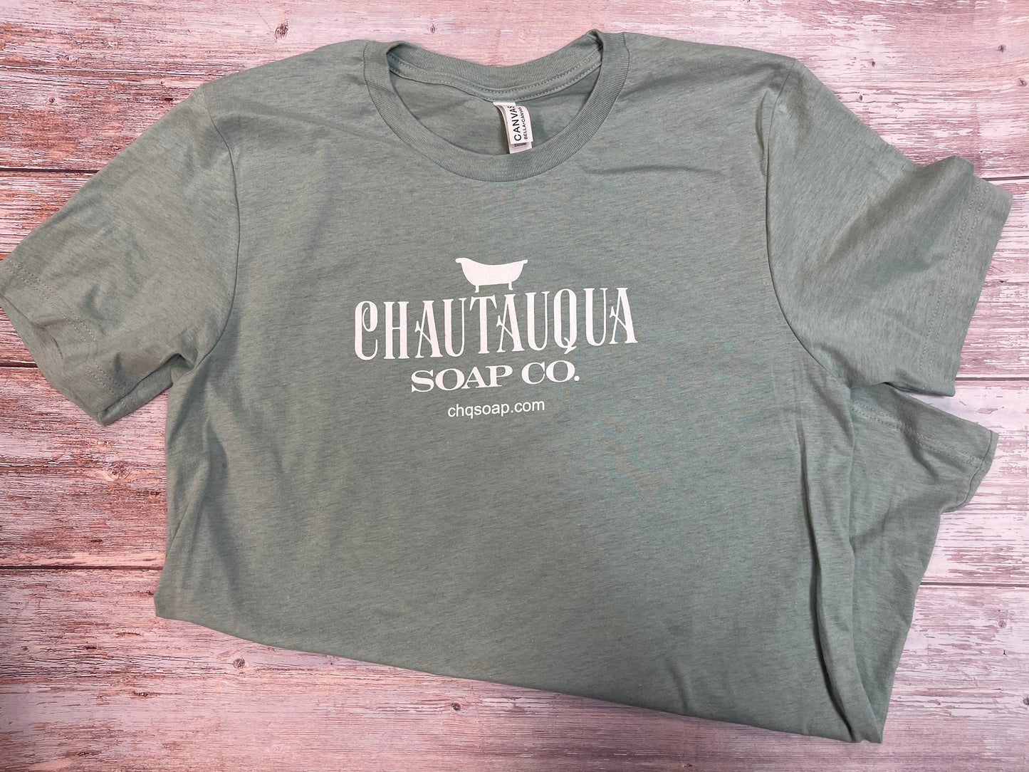 CHQ Soap Short Sleeve Shirt Dusty Blue