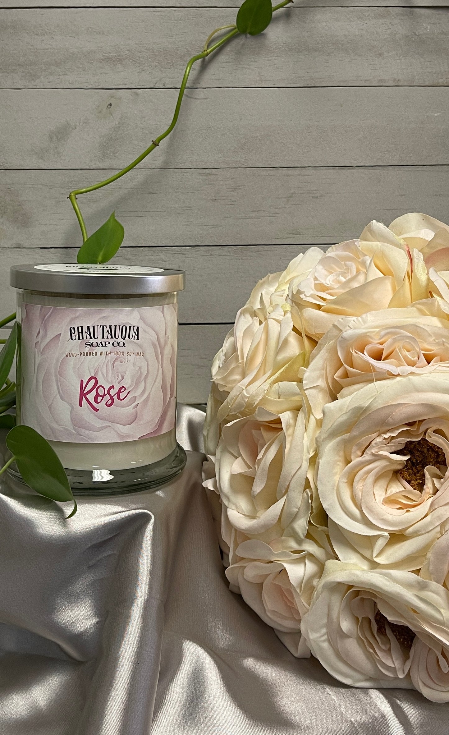 Rose Wood Wick Candle