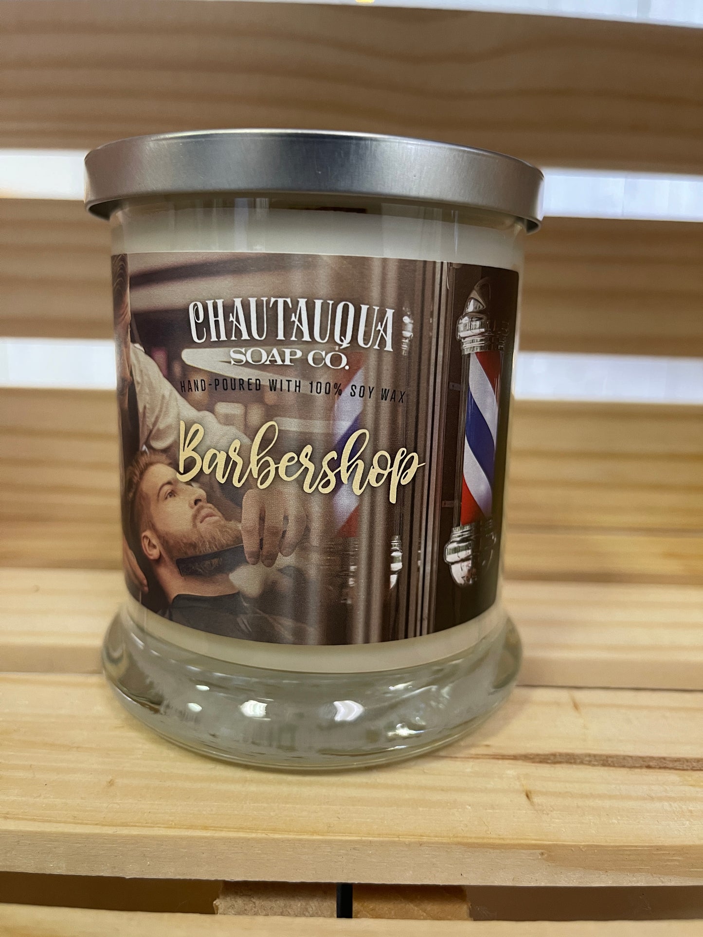 Barbershop Wood Wick Candle