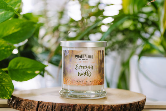 Evening Walks Wood Wick Soy Wax Candle