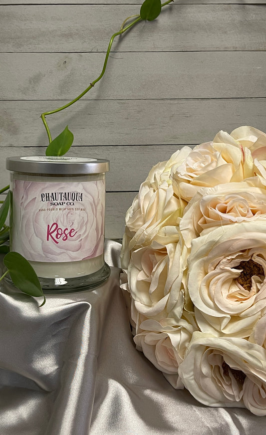 Rose Wood Wick Candle