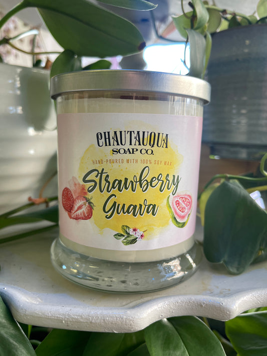 Strawberry Guava Wood Wick Candle