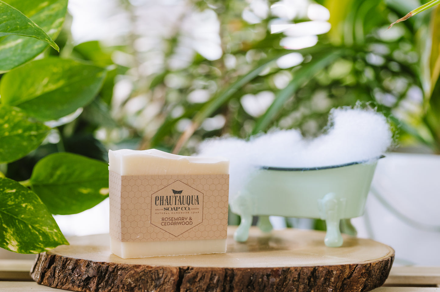 Rosemary & Cedarwood Organic Cold Process Soap