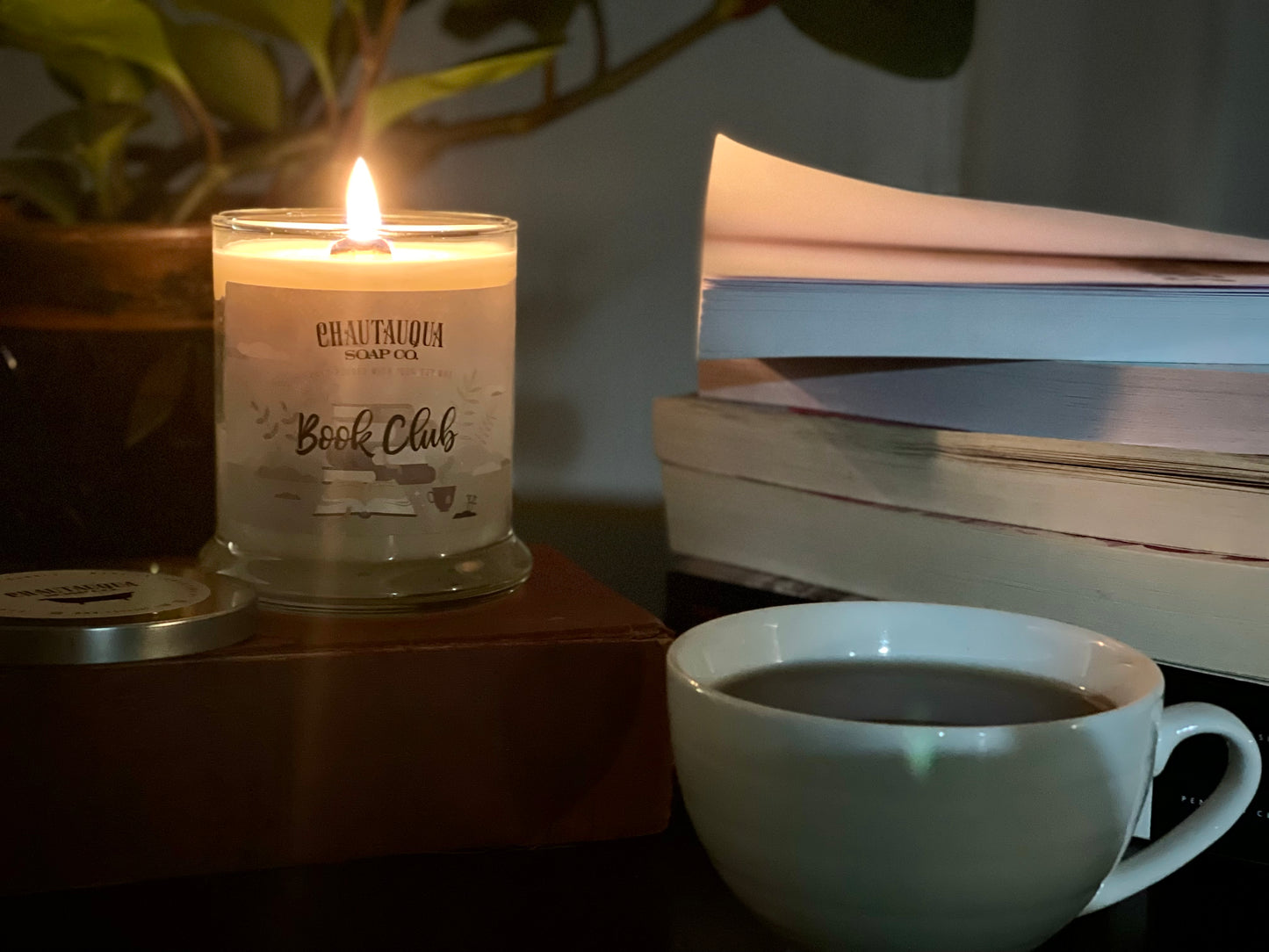 Book Club Wood Wick Soy Candle